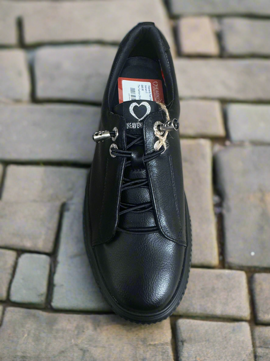 Heavenly Feet black petal litesole trainers sizes 4-8 (EU 37-42)