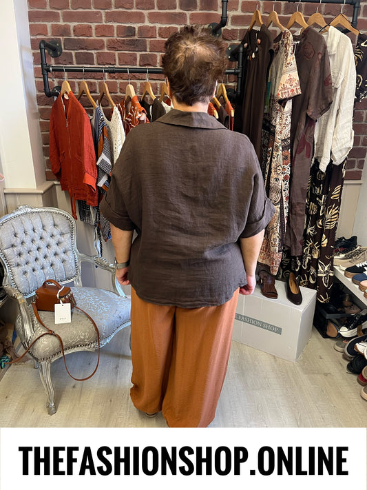 Kenzie cinnamon harem trousers 10-20