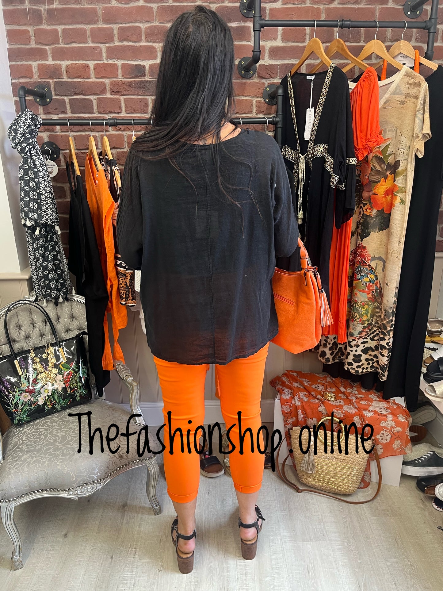 Orange classic magic trousers (reg) 12-18