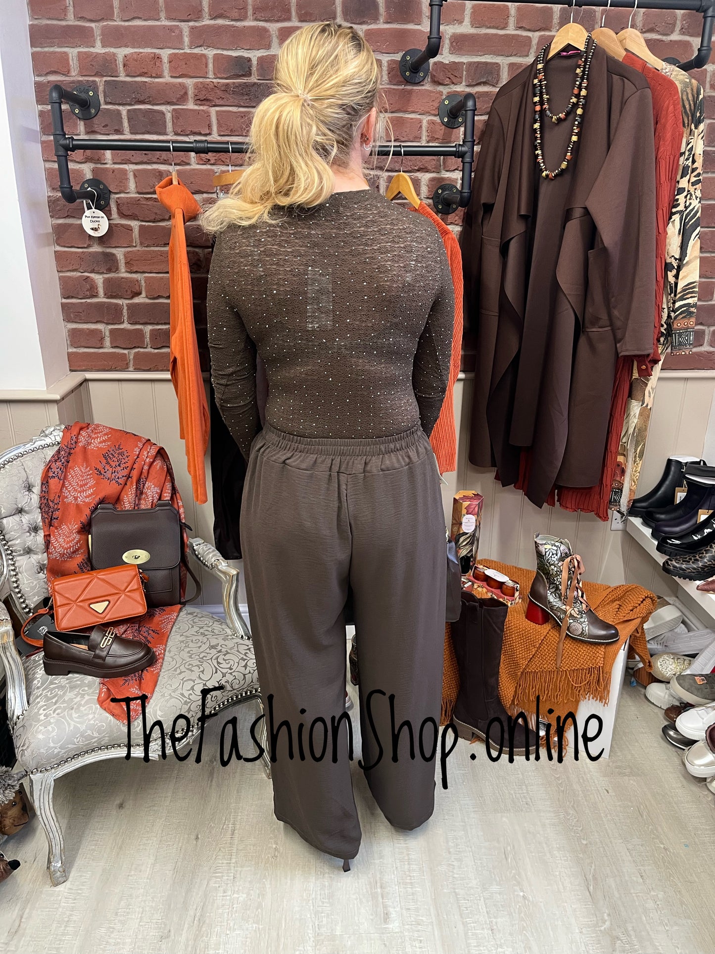 Kimberley brown crystal bodysuit 8-12