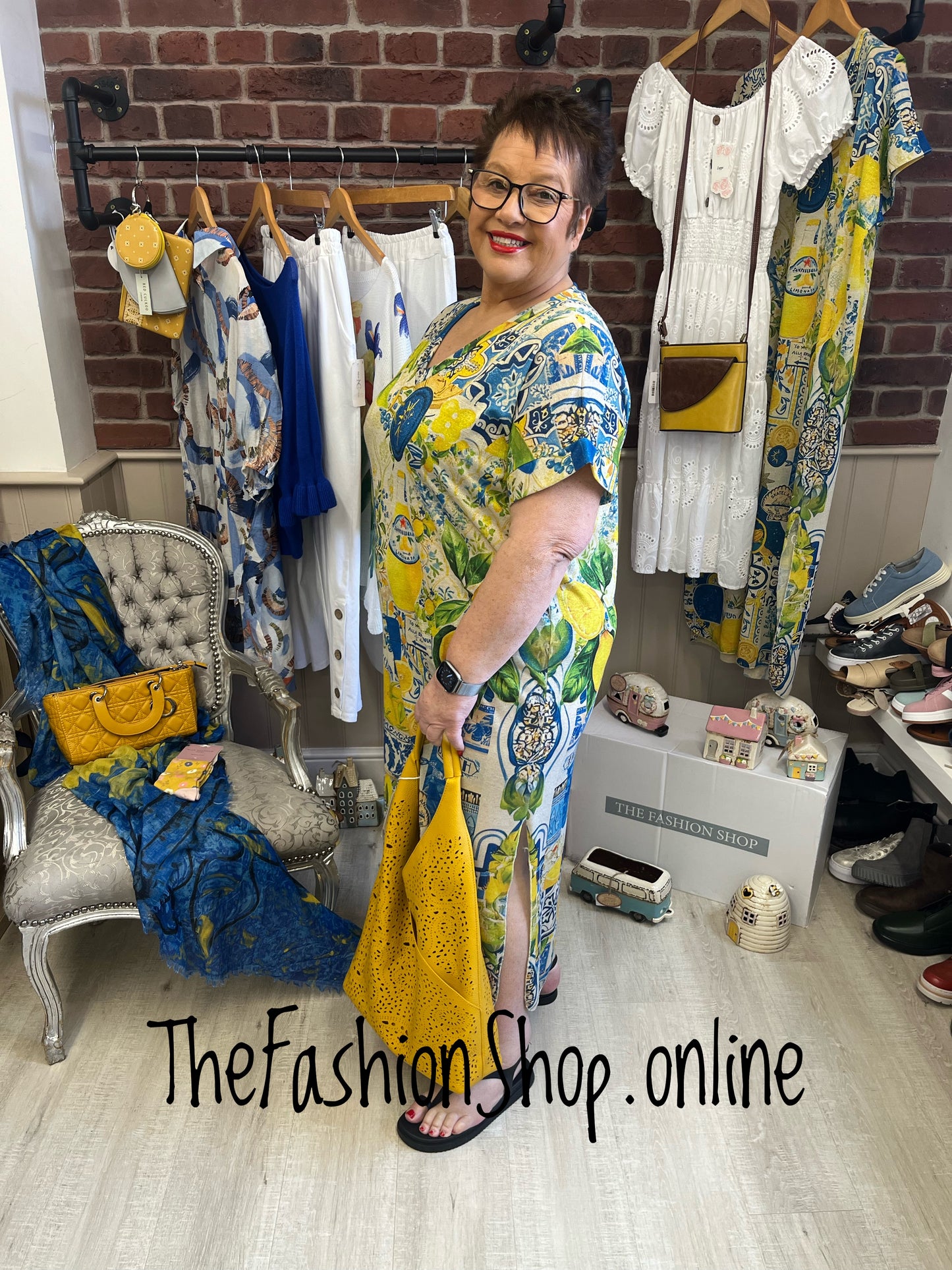 Helen lemon summer dress 12-18