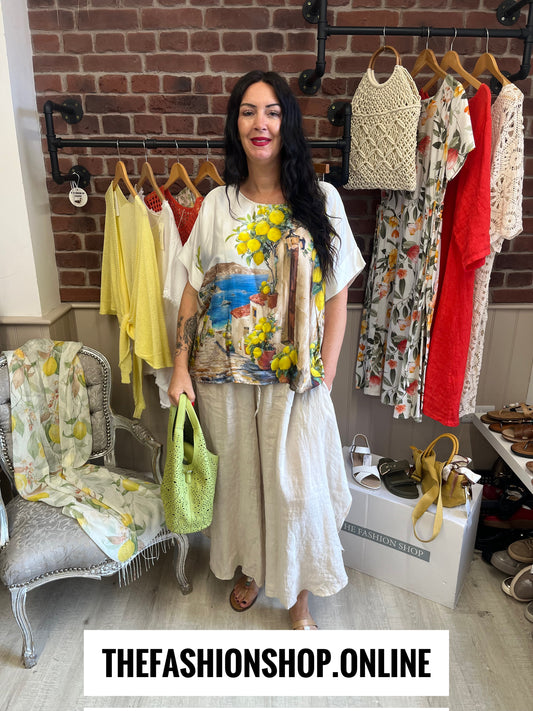 Santorini cream lemons scenic top 14-22