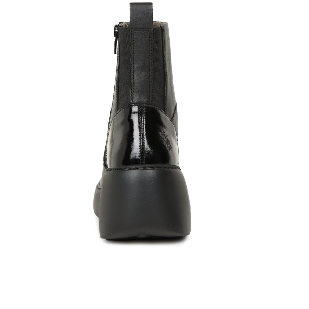 Fly of London black leather Doxe boots sizes 4-9 (37-42)