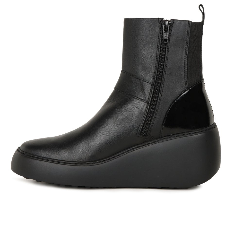 Fly of London black leather Doxe boots sizes 4-9 (37-42)