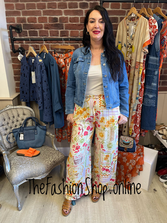 Millie summer days floaty trousers sizes 12, 14 and 16