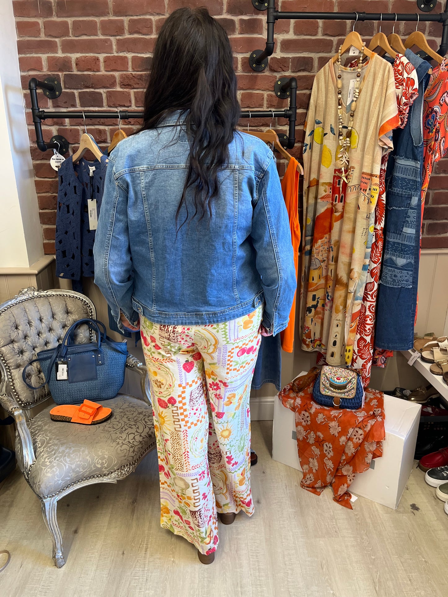 Millie summer days floaty trousers sizes 12, 14 and 16