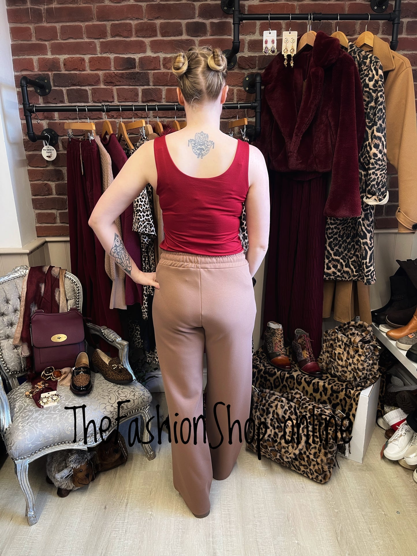 Zena Camel Casual Trouser 8-14