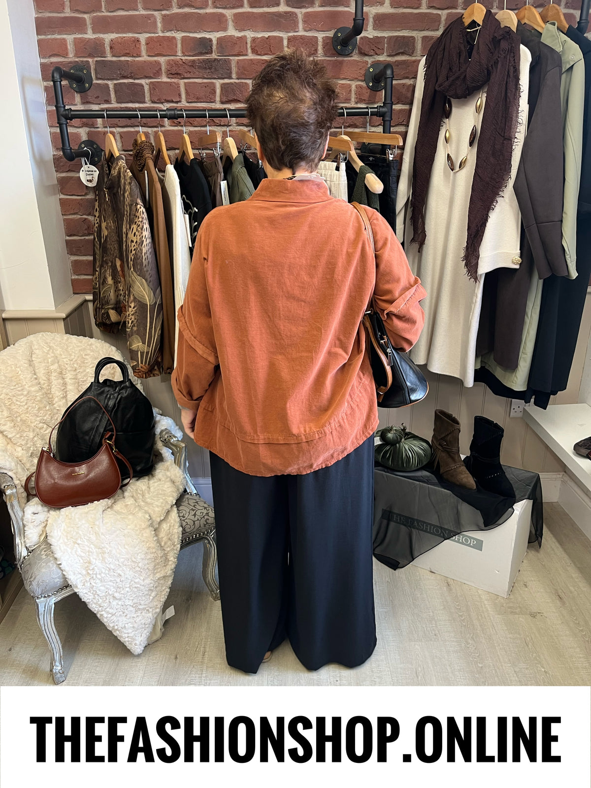 Lucia tan needle cord jacket 14-22