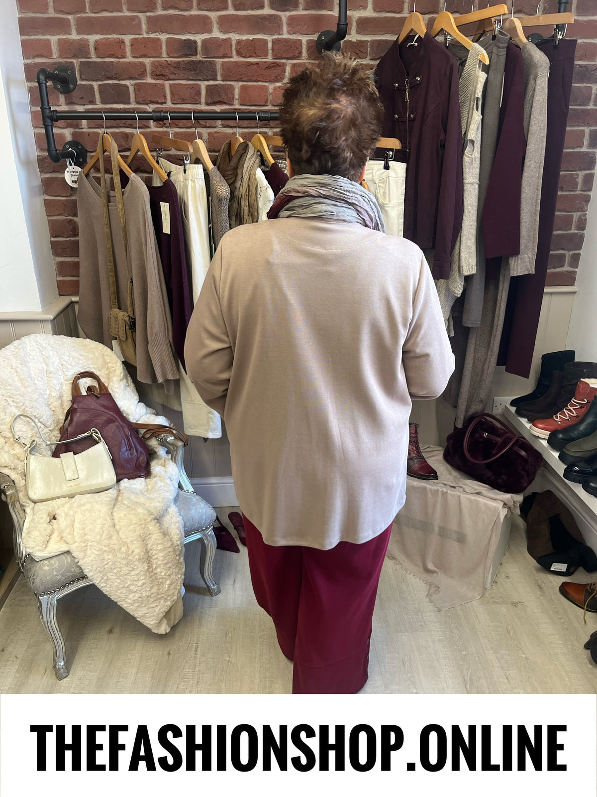 Reese mocha double breasted jacket 16-20
