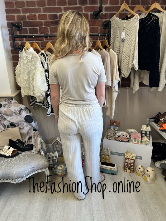 Jessie beige scoop neck t shirt 8-14