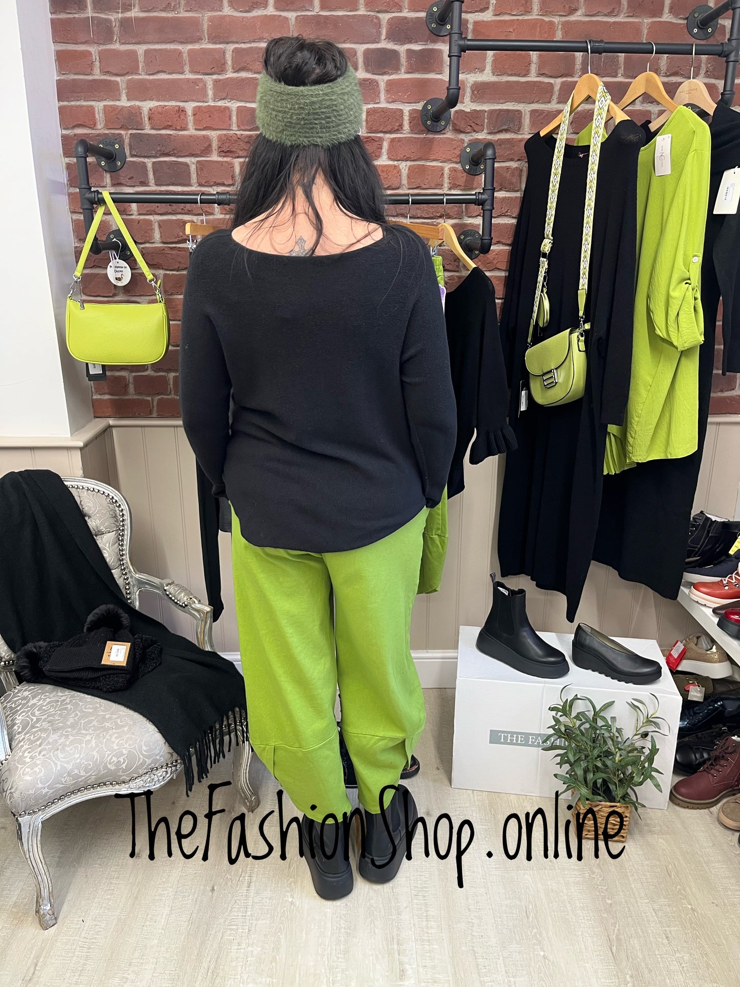 Rosie green pocket trousers 12-18