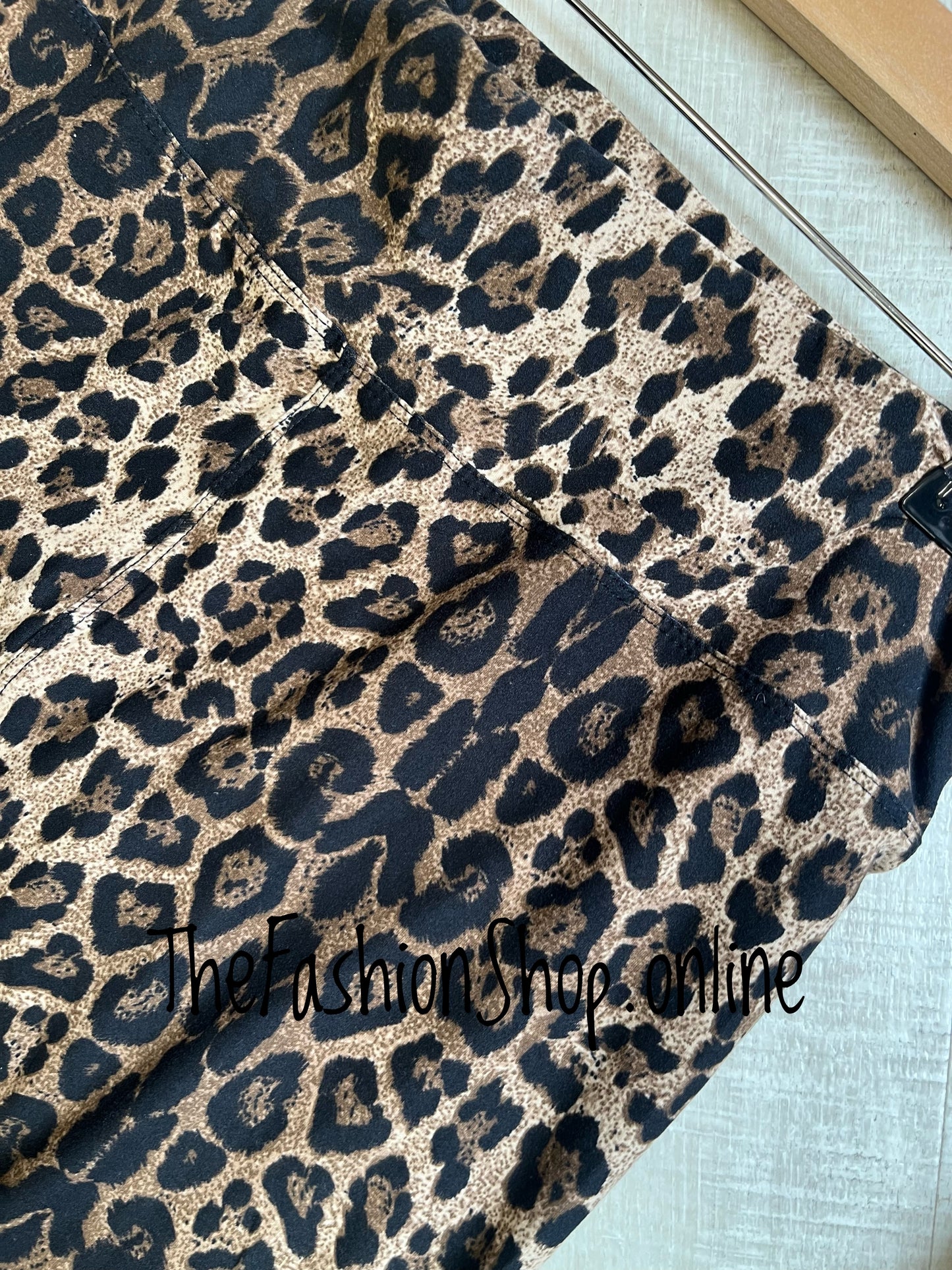 Natalie leopard print leggings sizes 12-14, 16-18 and 20-22