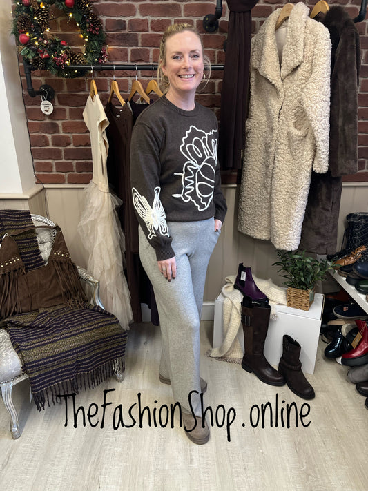 Rebecca brown embroidered jumper 8-12