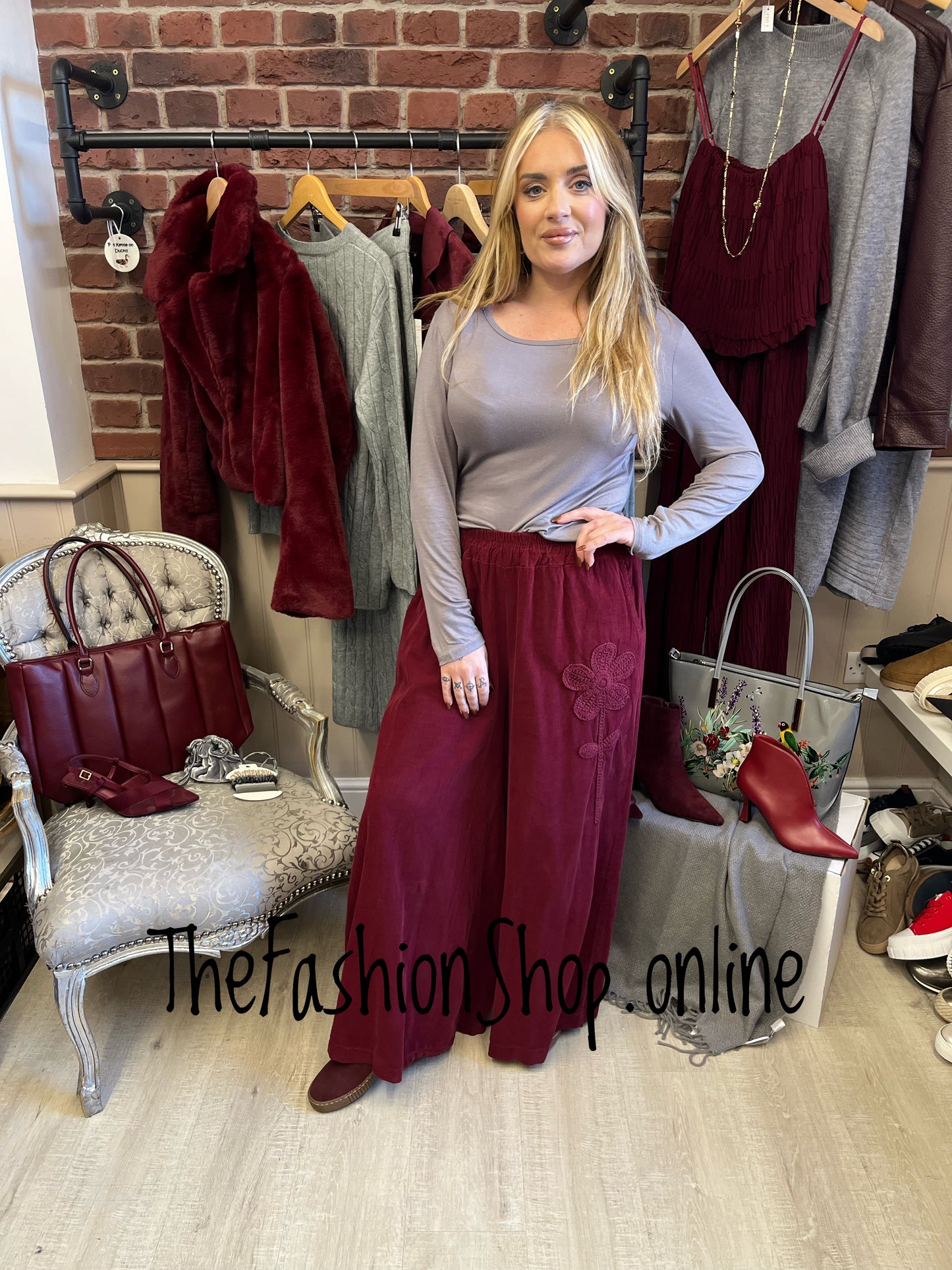 Adele taupe long sleeve top 10-16