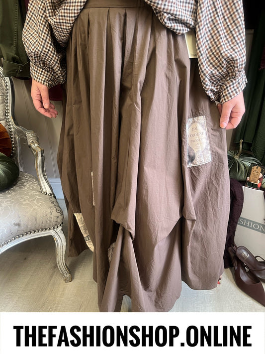 Denver brown volume skirt 8-12