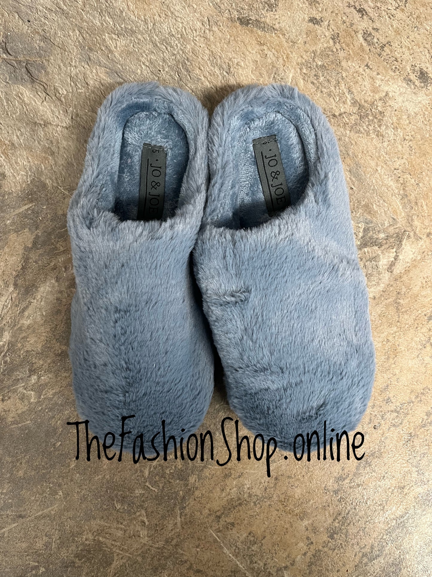 Jo & Joe Candice blue slippers sizes 3-8