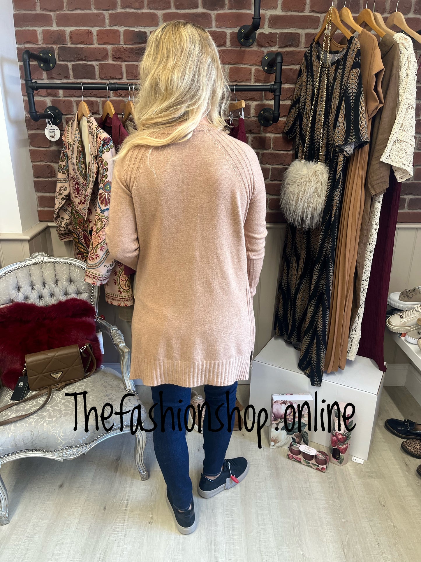 Norma camel cashmere mix jumper 12-16