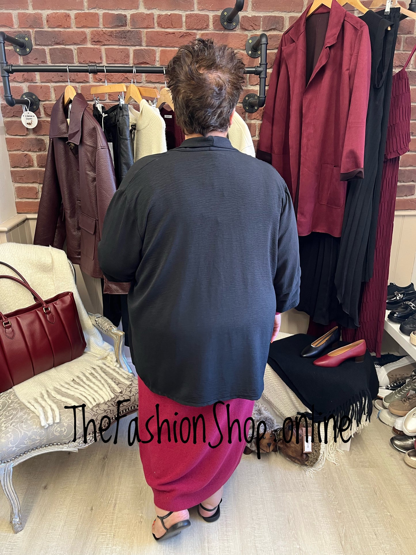 Helena black lightweight jacket 14-22