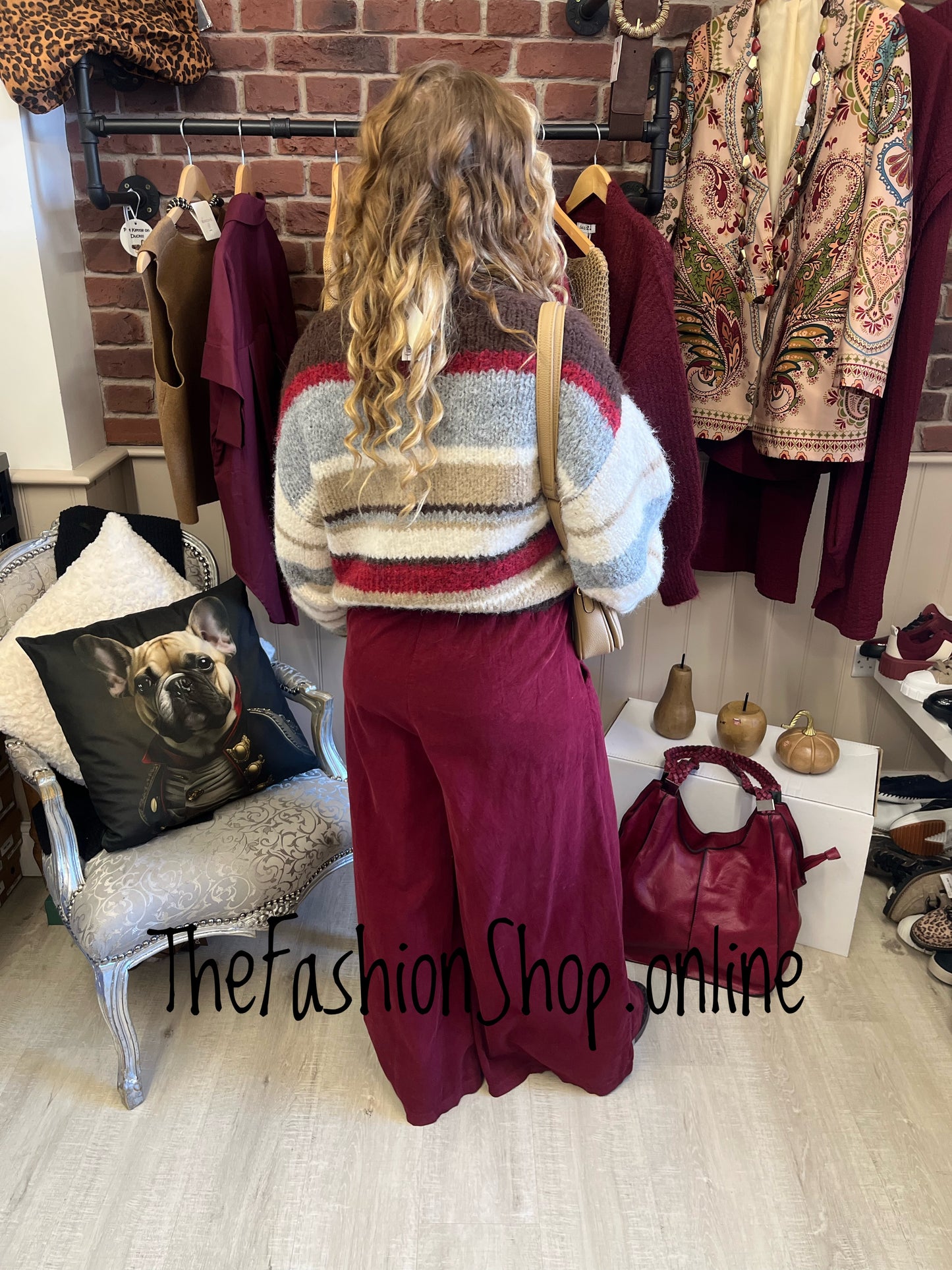 Thea stripe wool mix jumper 8-12 and 14-16
