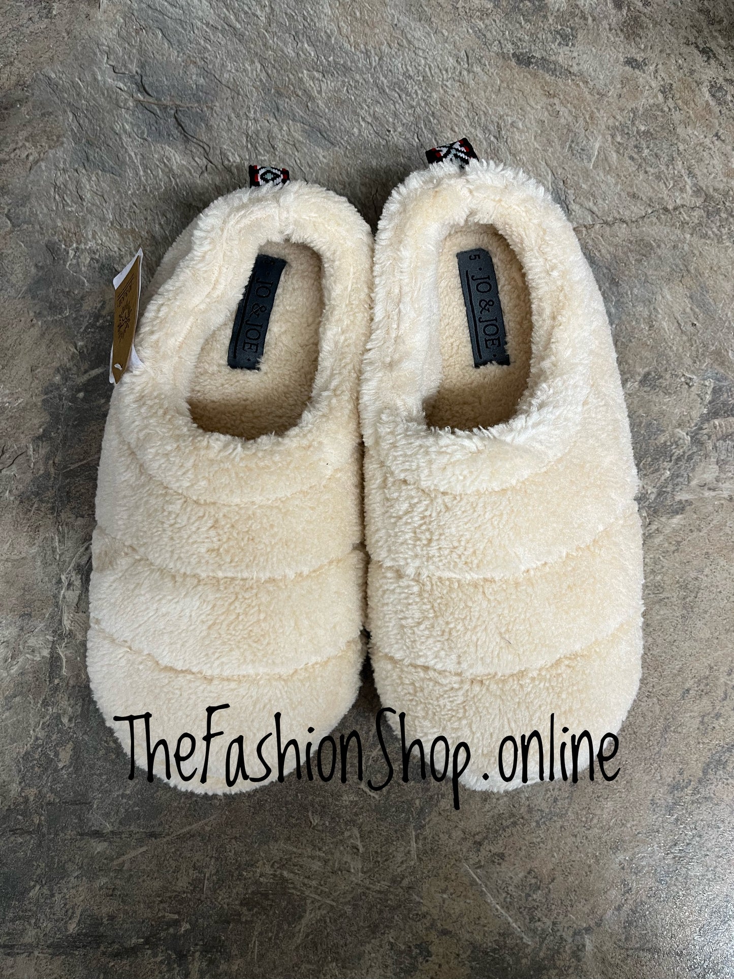 Jo & Joe Hattie Full Slipper in Beige 4-8