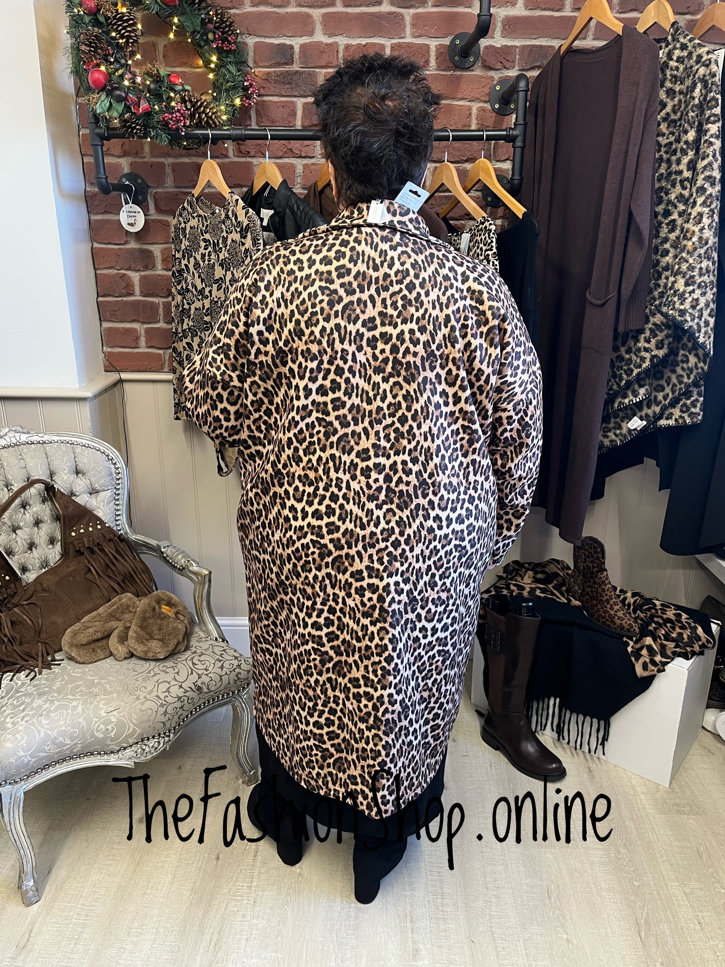 Courteney leopard print coat 16-22