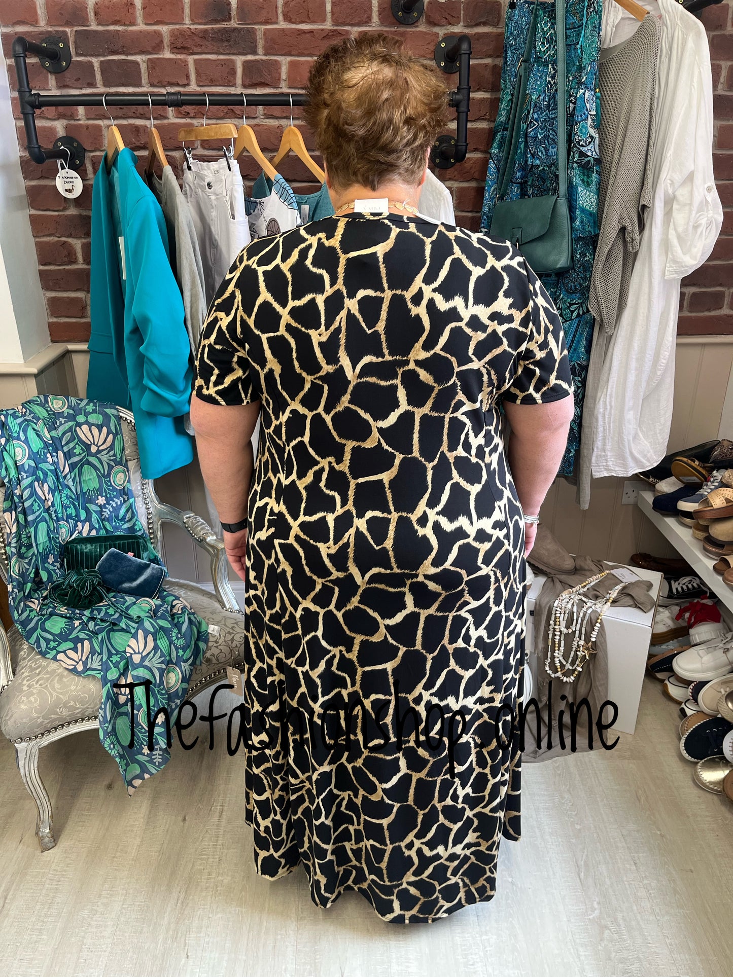 Sasha brown tortoisehell dress 18-24