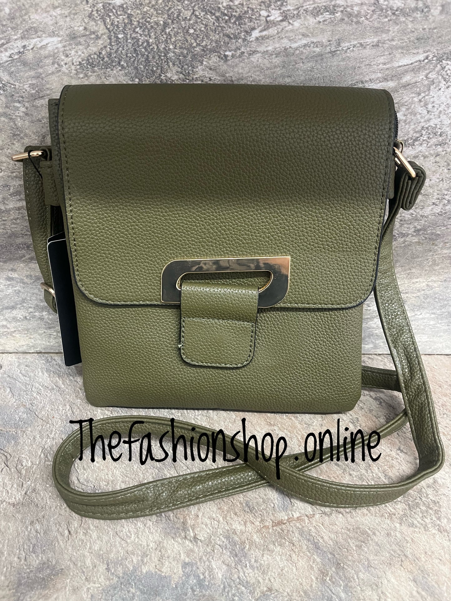 Rhonda Khaki Shoulder Bag