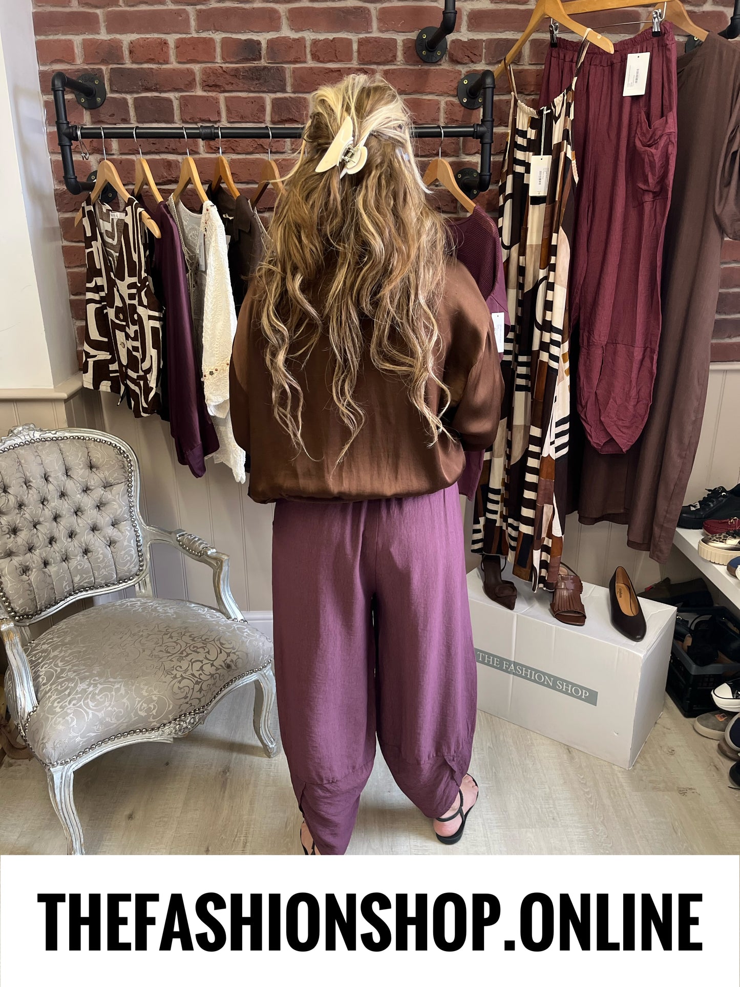 Jessie mulberry tulip hem trousers 8-16