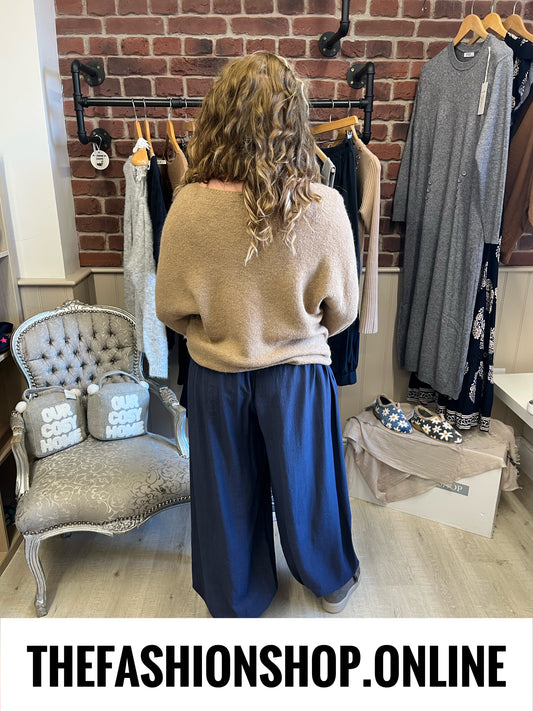 Kenzie navy harem trousers 10-22