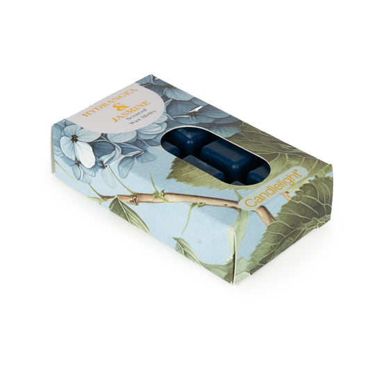 Candlelight Pack of 8 wax Melts Hydrangea and Jasmine