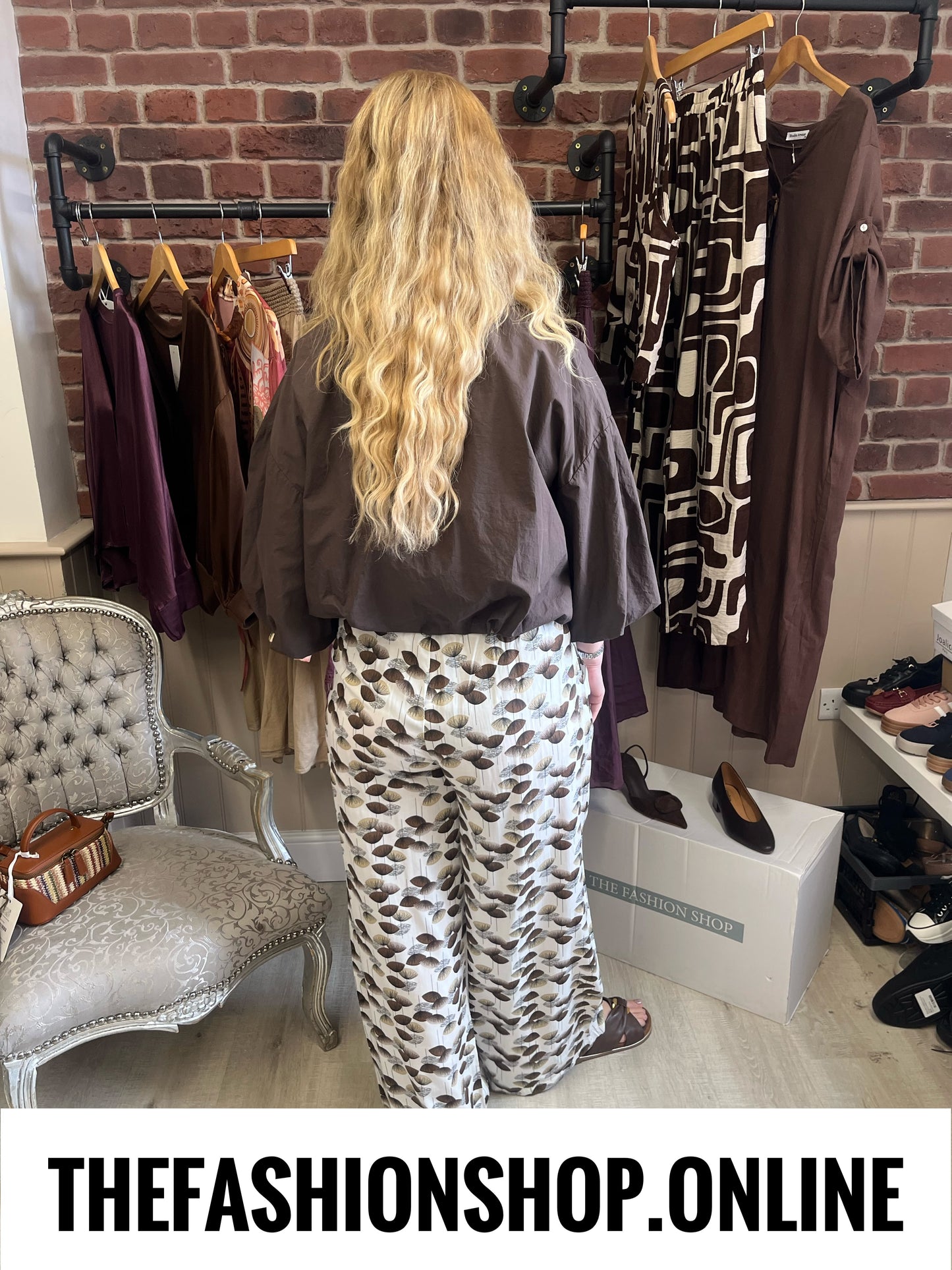 Jupiter brown bubble hem jacket 8-14