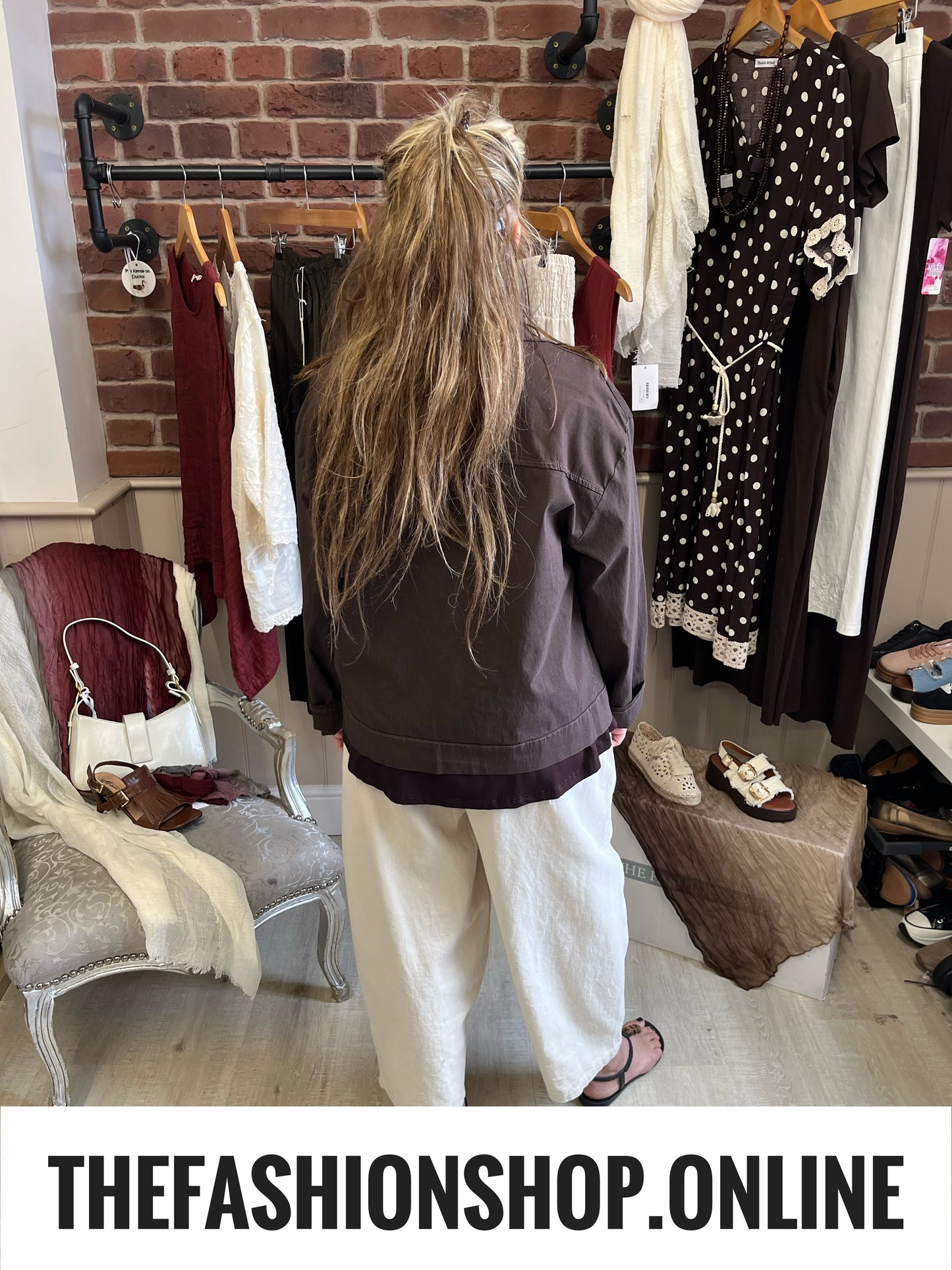 Evie brown pocket jacket 8-12