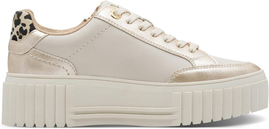 Marco Tozzi beige leopard platform trainers sizes 4-8 (37-42)