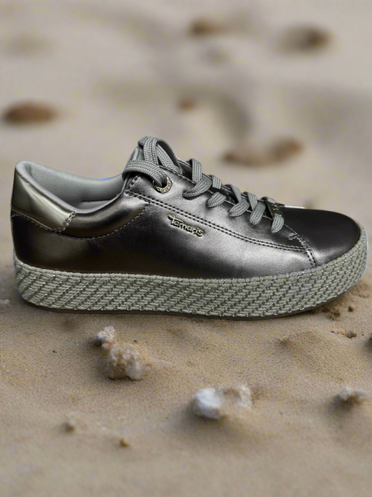 Tamaris gold platform trainers sizes 4-9 (37-42)