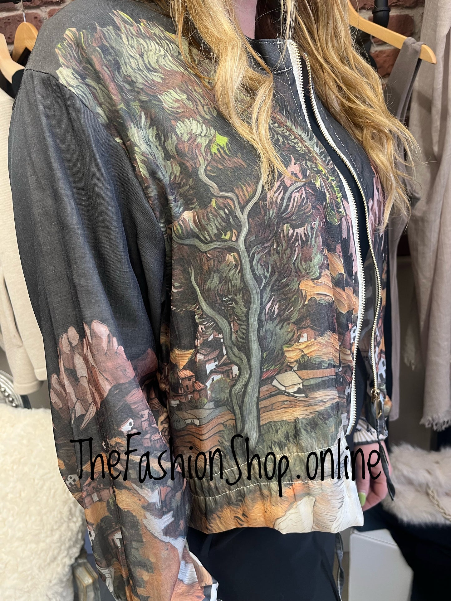 Phoebe black Parisian lightweight jacket 8-14