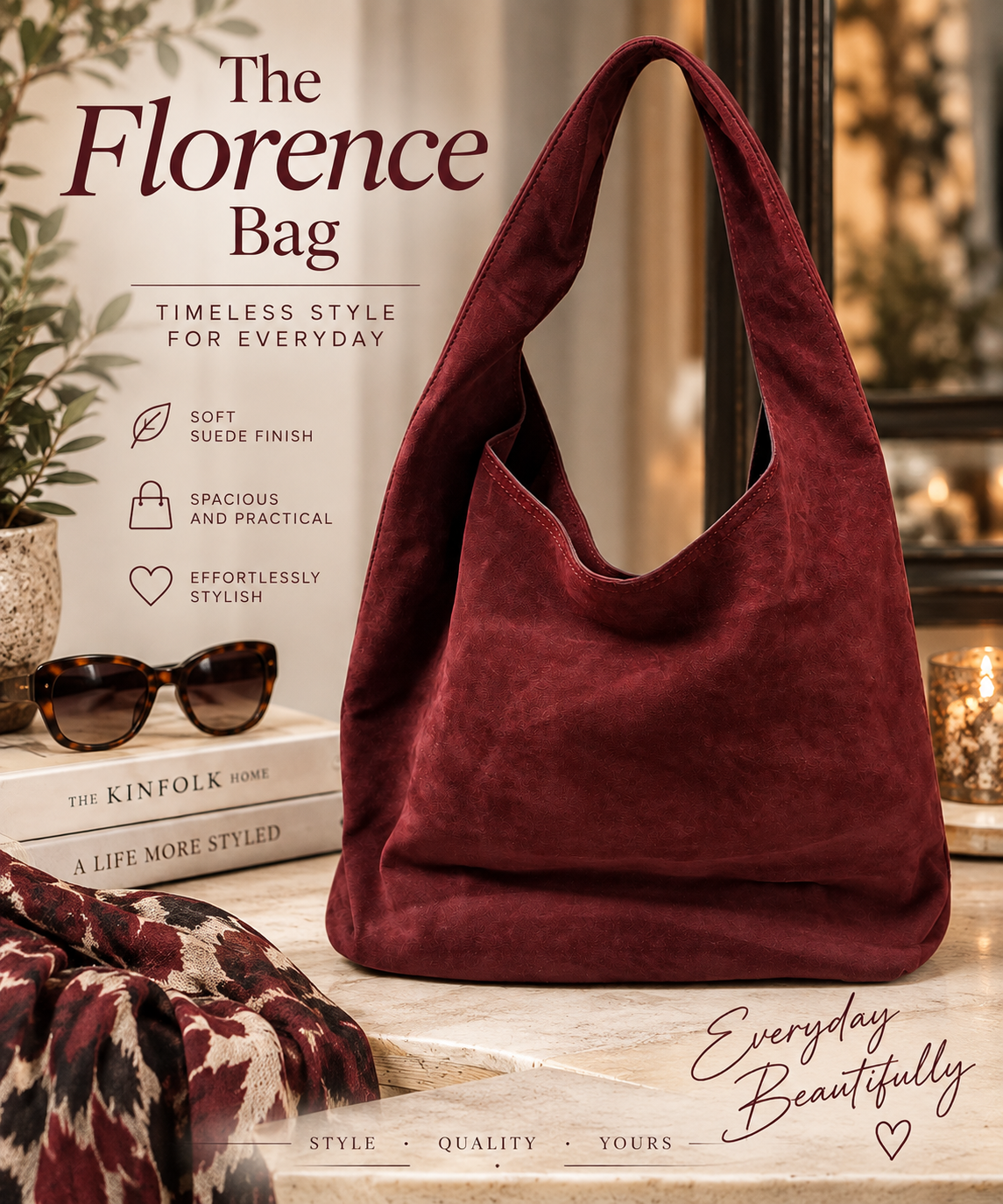 The Florence Bag In Wine