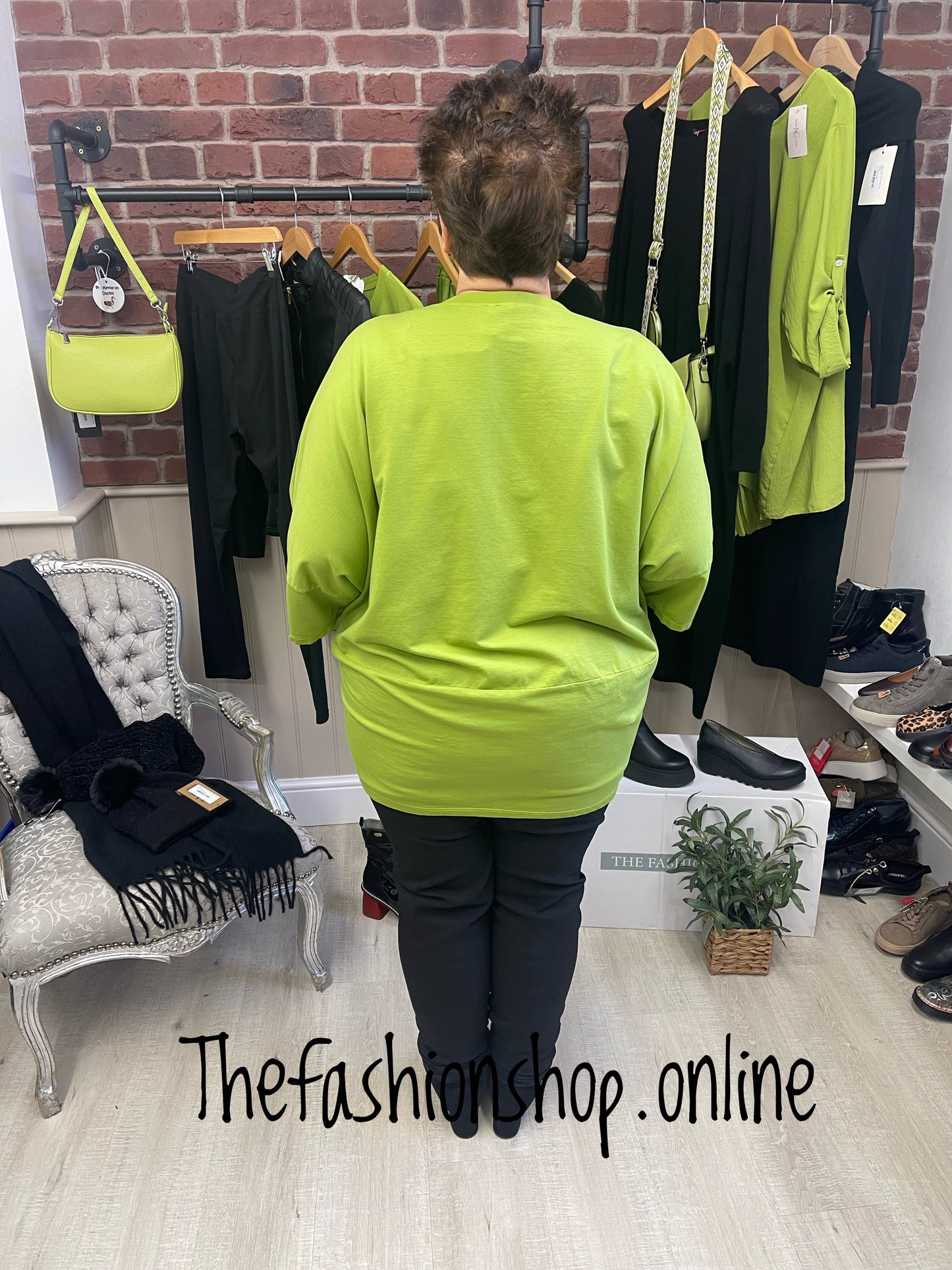 Harper green pocket top 16-22