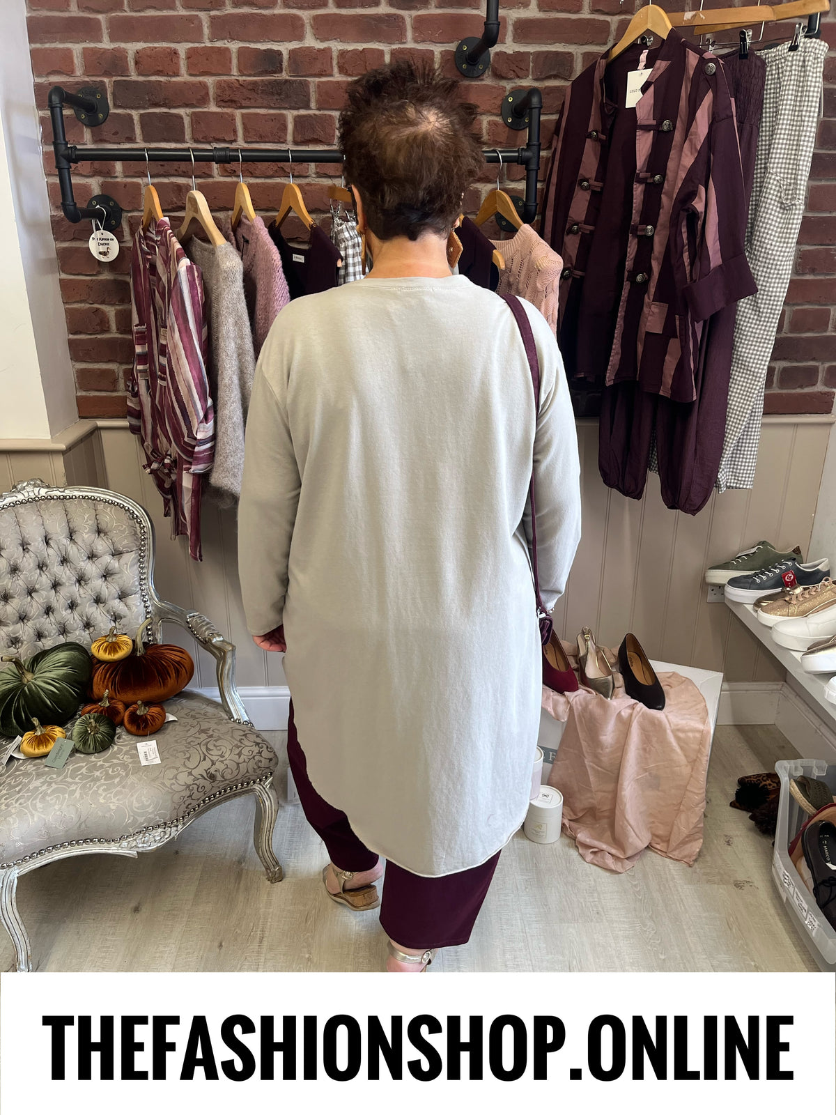 Tess mocha military tunic 14-20
