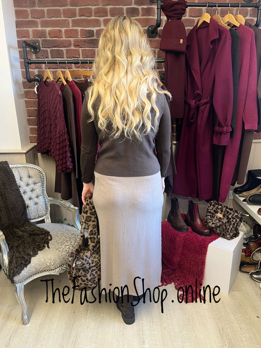 Tanya brown ribbed waistcoat 8-14