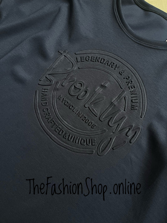 Louisa navy blue tunic top 16-22