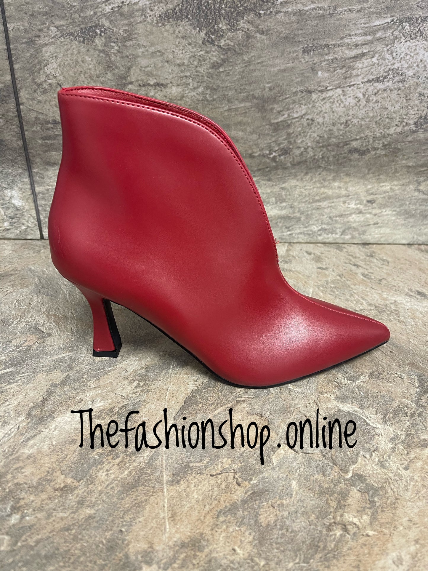 Saskia wine heeled ankle boots sizes 3-8 (36-41)
