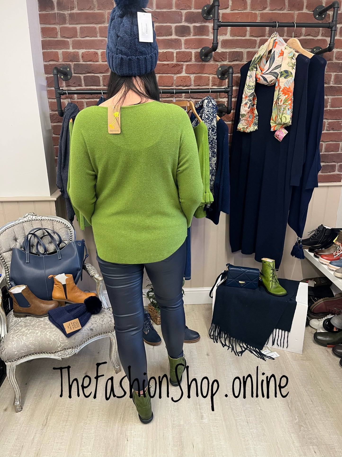 Dina green soft jumper 10-16