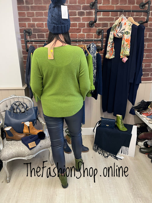 Dina green soft jumper 10-16