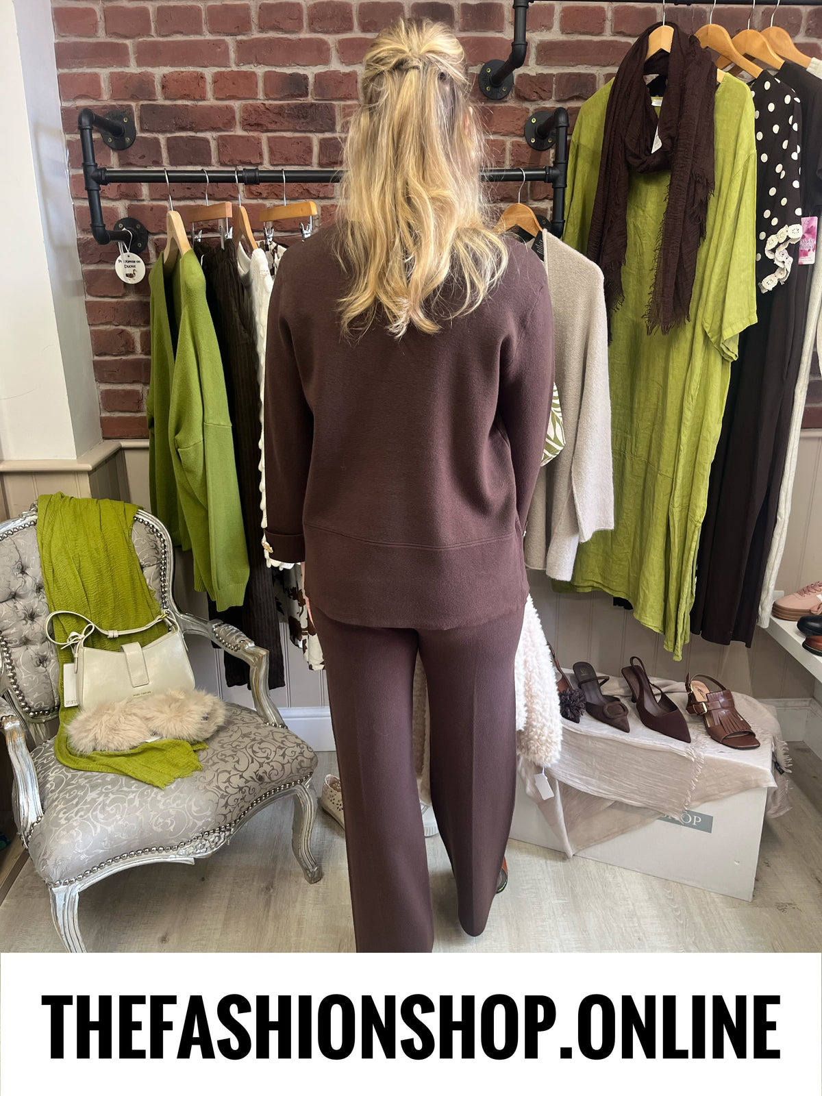 Rachel brown cashmere mix co-ord 10-16