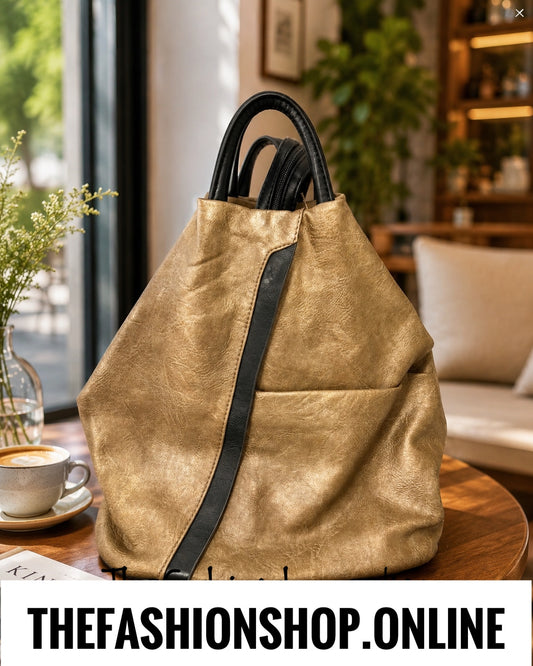 The Charlie Anti Theft Ruck Sack in Bronze