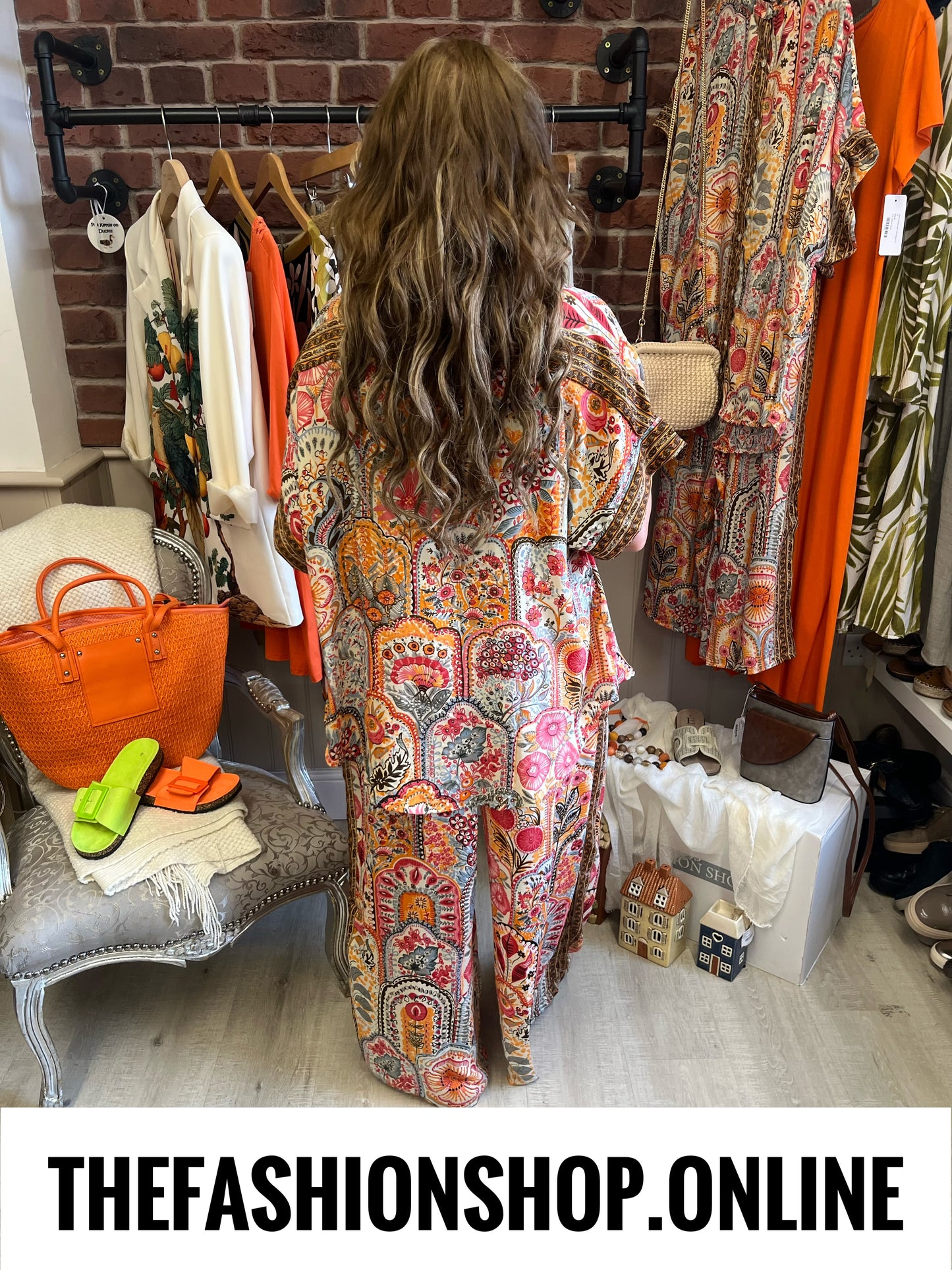 Claudia boho printed blouse sizes 12-14, 16 and 18