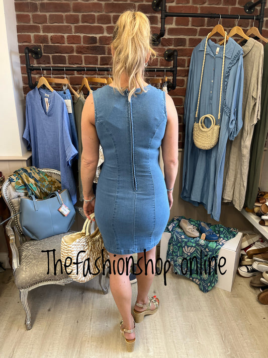 Stella Morgan denim cut out dress sizes 8-14