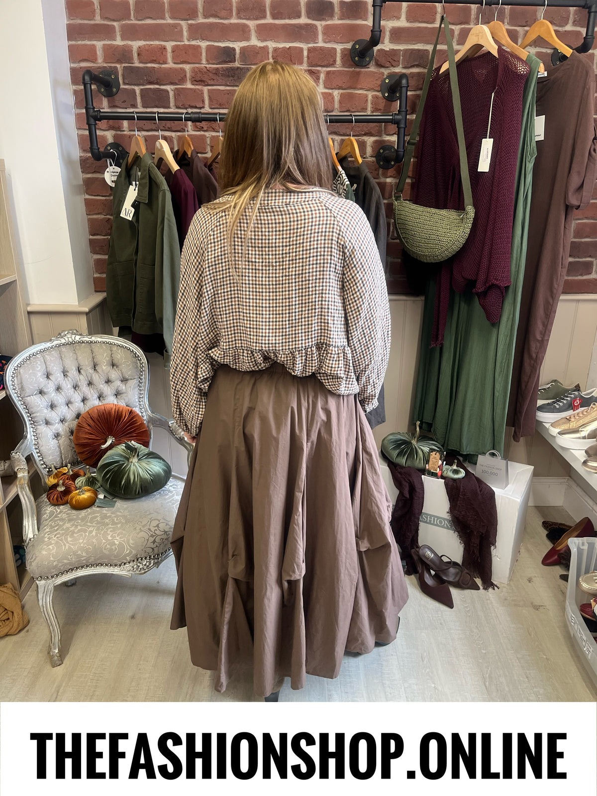 Denver brown volume skirt 8-12
