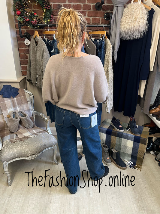 Milan mocha knitted top 8-16