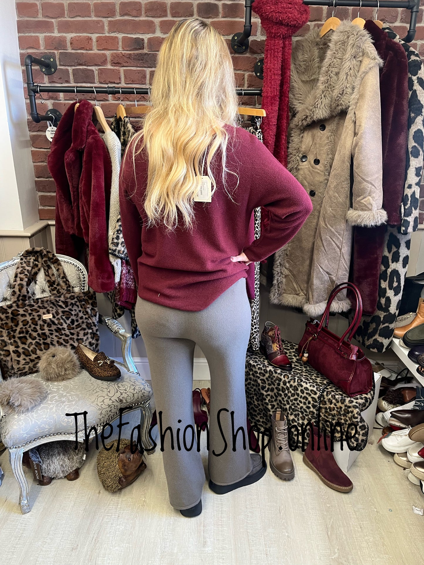 Milan Mink Knitted Trouser 8-20